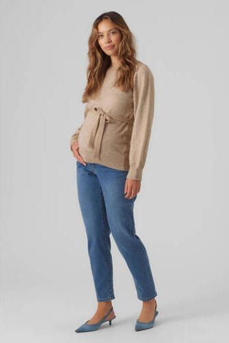 VERO MODA MATERNITY mom zwangerschapsjeans VMMZIA medium blue denim Blauw Dames Stretchdenim XL - Foto 3
