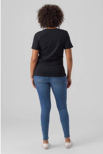 VERO MODA MATERNITY skinny zwangerschapsjeans VMMTANYA medium blue denim Blauw Dames Stretchdenim XL