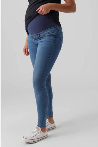 VERO MODA MATERNITY skinny zwangerschapsjeans VMMTANYA medium blue denim Blauw Dames Stretchdenim XL - Foto 3