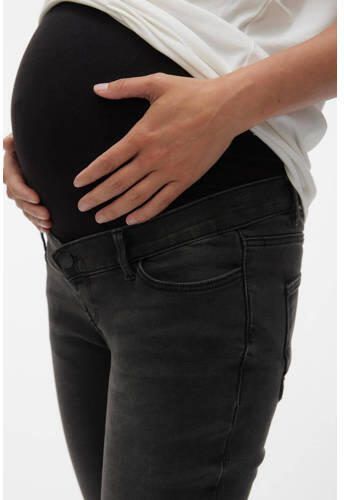 VERO MODA MATERNITY zwangerschaps slim fit jeans VMMLARA grey denim Grijs XL - Foto 2