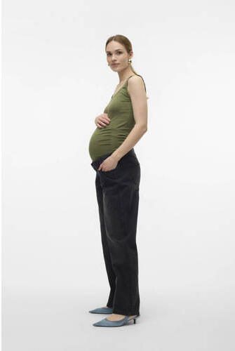 VERO MODA MATERNITY zwangerschaps wide leg jeans VMMTESS black denim Effen XXL - Foto 3