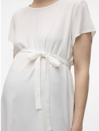 VERO MODA MATERNITY zwangerschapstop offwhite Ecru Dames Viscose Ronde hals XXL - Foto 3