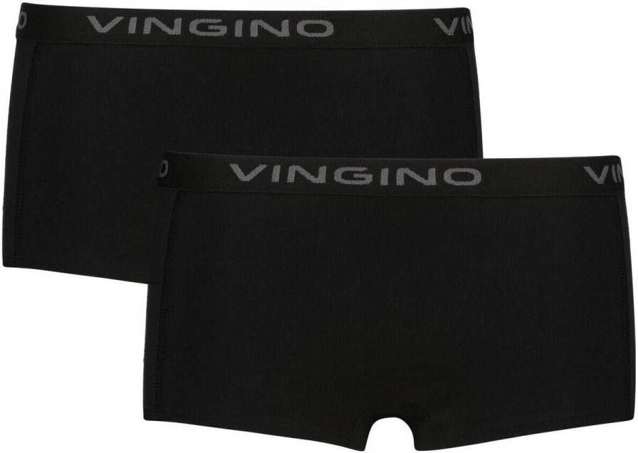 VINGINO shorts set van 2 zwart Slip Meisjes Stretchkatoen Effen 110 116