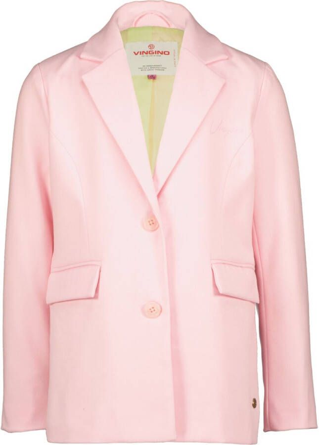 VINGINO blazer TAYLA zachtroze Meisjes Polyester Reverskraag Effen 116 - Foto 3