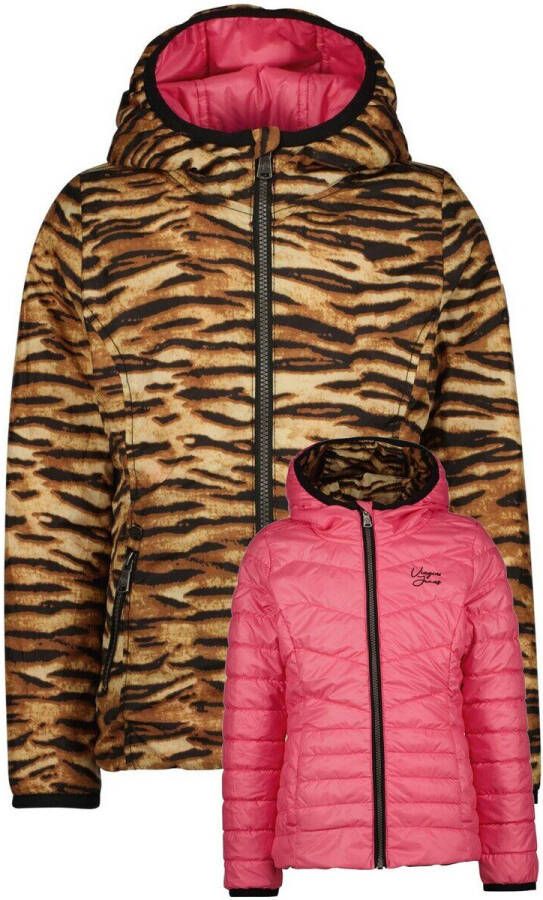 VINGINO reversible zomerjas Tersa roze Meisjes Polyester Capuchon 116