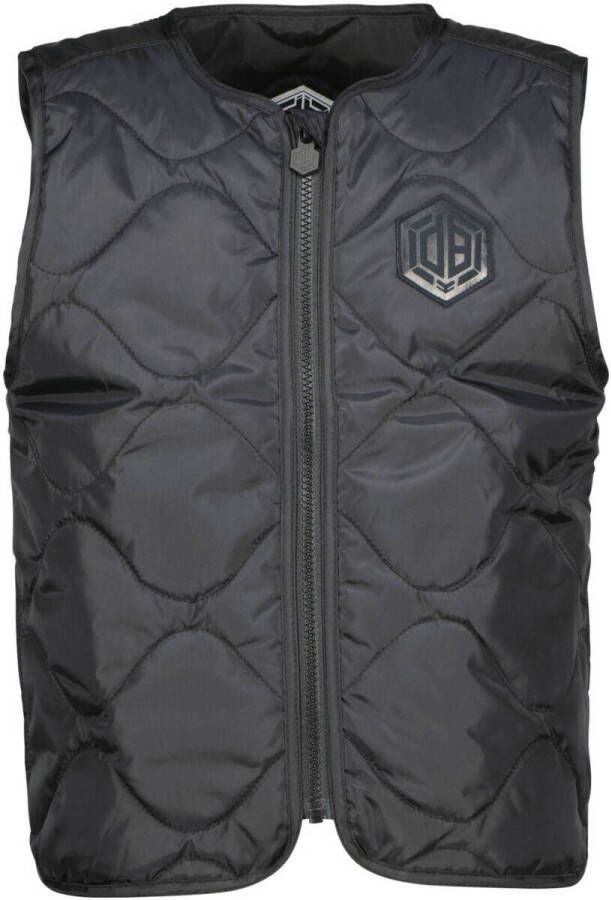 Vingino bodywarmer quilted met logo zwart