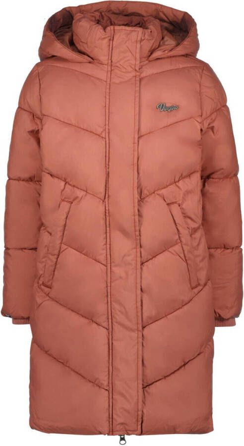 VINGINO gewatteerde winterjas Tarene oudroze Meisjes Polyester Capuchon 152 - Foto 2