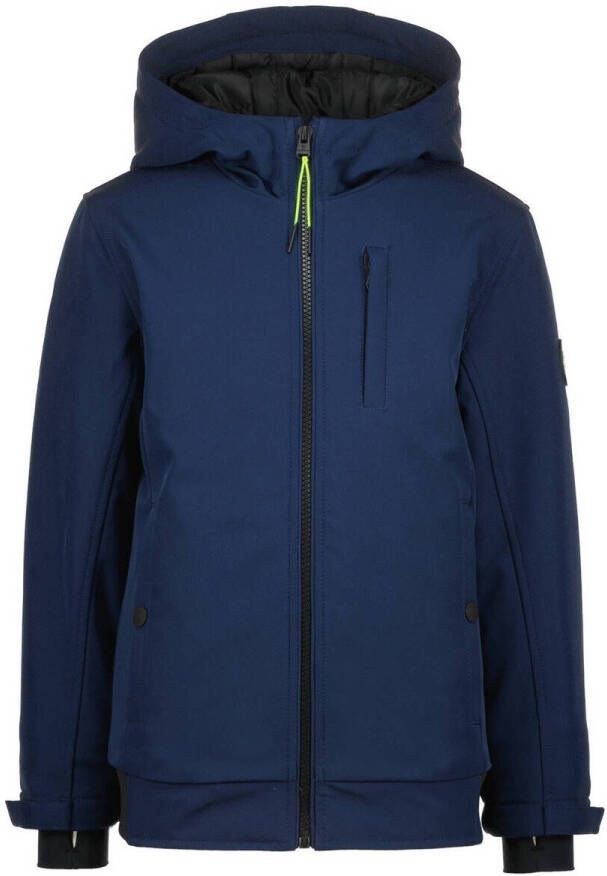 VINGINO gewatteerde winterjas Tefers blauw Jongens Polyester Capuchon Effen 176 - Foto 4