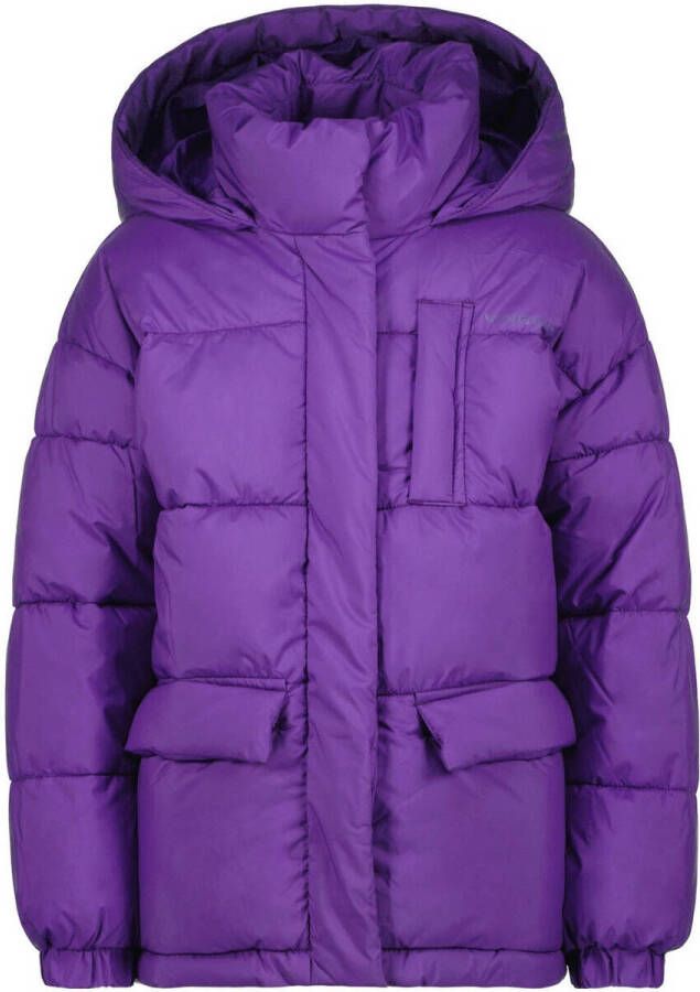 VINGINO gewatteerde winterjas Toenja paars Meisjes Polyester Capuchon Effen 152