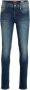 VINGINO skinny jeans APACHE deep dark Blauw Jongens Stretchdenim Effen 134 - Thumbnail 5