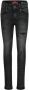 VINGINO skinny jeans Alessandro crafted dark grey vintage Zwart Jongens Stretchdenim 128 - Thumbnail 2