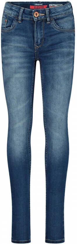 VINGINO high waist super skinny jeans Bianca mid blue wash Blauw Meisjes Stretchdenim 116 - Foto 4