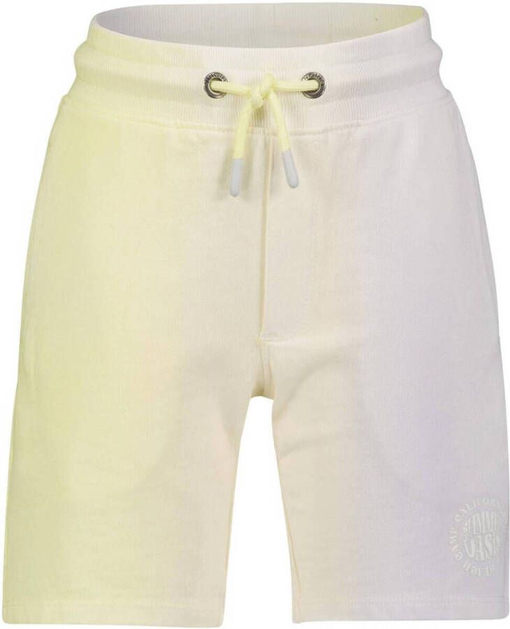 VINGINO sweatshort REY licht neon geel lila Meerkleurig 140