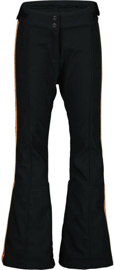 VINGINO flared broek zwart oranje Meisjes Polyester Effen 110