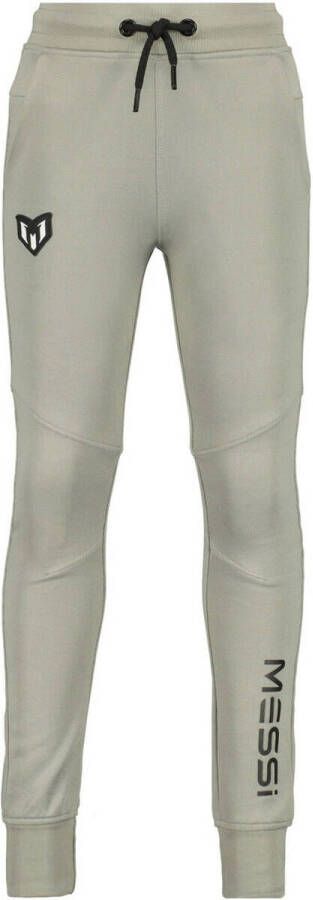 VINGINO x Messi joggingbroek Rauch grijsgroen Jongens Polyester Effen 116
