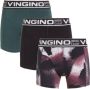 VINGINO boxershort set van 3 rood groen zwart Jongens Stretchkatoen All over print 146-152 - Thumbnail 2