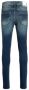 VINGINO skinny jeans APACHE deep dark Blauw Jongens Stretchdenim Effen 134 - Thumbnail 2