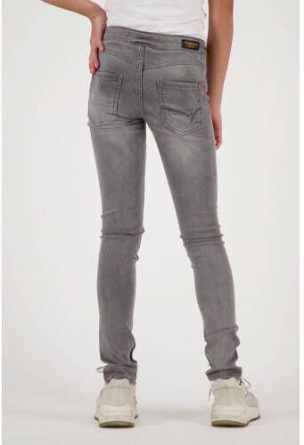 VINGINO super skinny jeans Belina mid grey Grijs Meisjes Denim 104