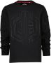 Vingino Daley Blind sweater Naft met printopdruk zwart - Thumbnail 3