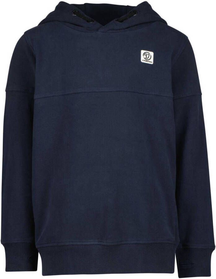 VINGINO hoodie donkerblauw Sweater Effen 152 | Sweater van - Foto 4