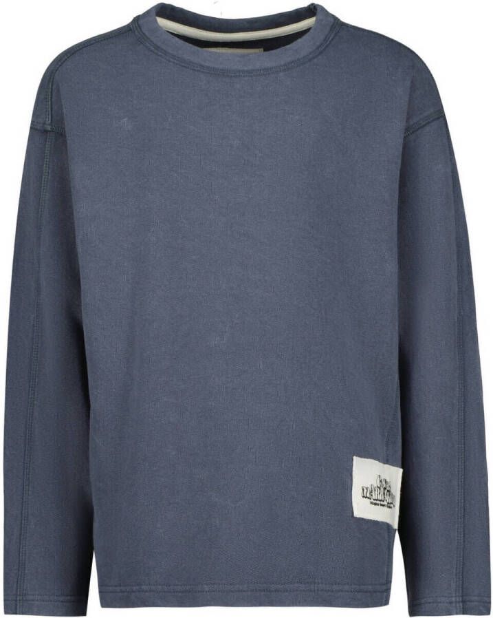 VINGINO sweater Jumper blauwgrijs Effen 140 | Sweater van