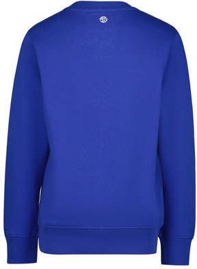 VINGINO sweater hardblauw Effen 104 | Sweater van