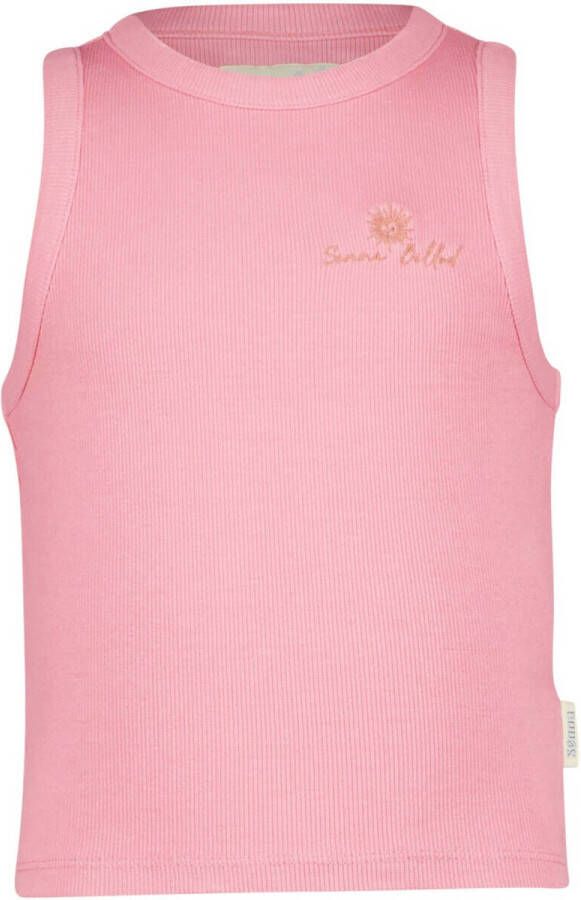 VINGINO x Senna Bellod T-shirt roze Meisjes Katoen Ronde hals Effen 176