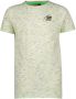 VINGINO gemêleerd T-shirt JULBE wit melange Jongens Stretchkatoen Ronde hals 104 - Thumbnail 3