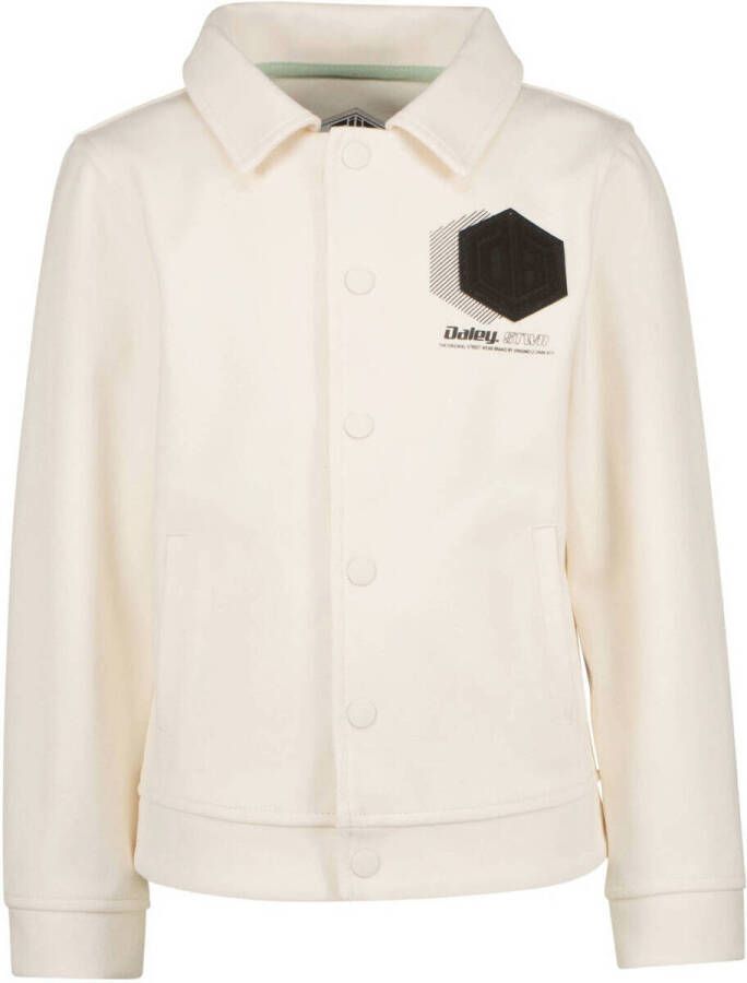 VINGINO baseball vest wit Jongens Polyester Capuchon Logo 176