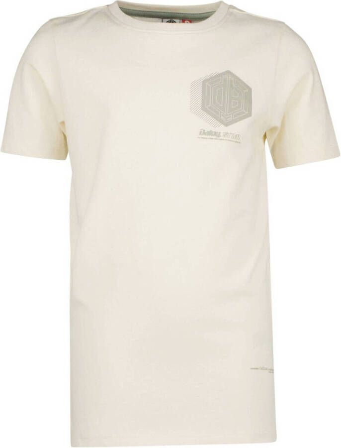 VINGINO T-shirt met backprint wit Jongens Katoen Ronde hals Backprint 116