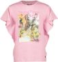 VINGINO T-shirt Hailie met printopdruk roze Meisjes Katoen Ronde hals Printopdruk 116 - Thumbnail 2