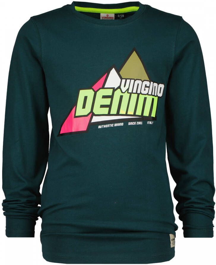 VINGINO Shirt met lange mouwen van katoen model 'Jastin'