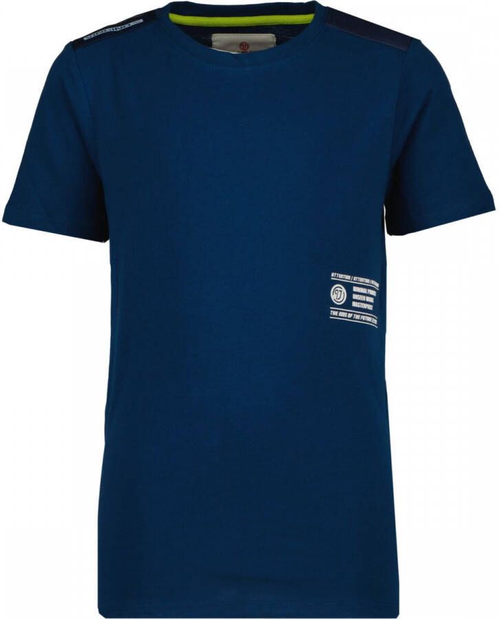 Vingino T-shirt Hibab met printopdruk donkerblauw