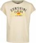 VINGINO x Senna Bellod T-shirt Hillie met printopdruk zand Beige Meisjes Katoen Ronde hals 128 - Thumbnail 2