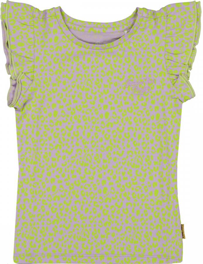 VINGINO T-shirt met stippen paars Meisjes Katoen Ronde hals Stip 116