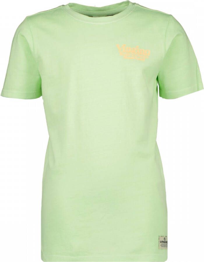 Vingino T-shirt Haver met tekst lichtgroen