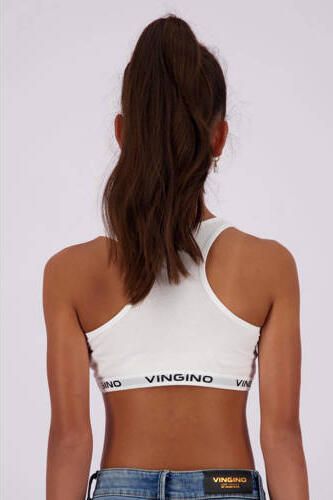 VINGINO bh top set van 2 zwart wit Meisjes Stretchkatoen Effen 146 152 - Foto 4