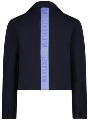 VINGINO blazer Timmy donkerblauw Meisjes Polyester Reverskraag Effen 140 - Foto 2