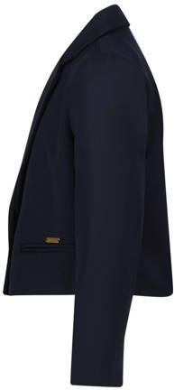 VINGINO blazer Timmy donkerblauw Meisjes Polyester Reverskraag Effen 140 - Foto 3