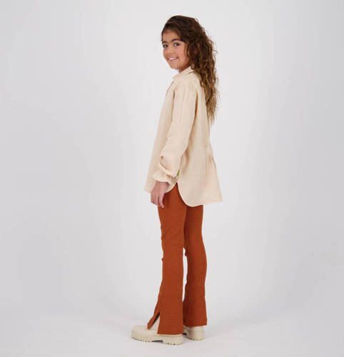 VINGINO blouse Lasley beige Meisjes Katoen V-hals Effen 176 - Foto 3