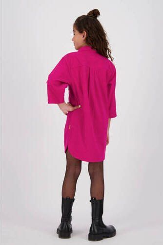 VINGINO blousejurk Panise felroze Meisjes Polyester Ronde hals Effen 104 - Foto 3