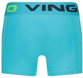 VINGINO boxershort Blue set van 5 donkerblauw multicolor Jongens Stretchkatoen 110 116