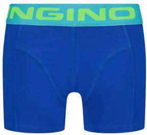 VINGINO boxershort Blue set van 5 donkerblauw multicolor Jongens Stretchkatoen 110 116 - Foto 2