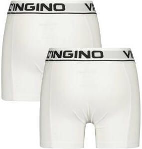 VINGINO boxershort set van 2 wit Jongens Stretchkatoen Effen 122 128 - Foto 2