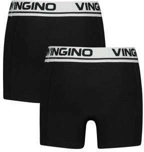 VINGINO boxershort set van 2 zwart Jongens Stretchkatoen Effen 122 128 - Foto 2
