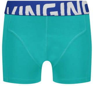 Vingino boxershorts (set van 5) Blauw Jongens Stretchkatoen All over print - Foto 4