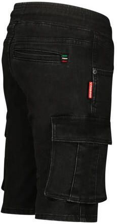 VINGINO cargo short Cecario black denim Korte broek Zwart Jongens Stretchdenim 164 - Foto 2