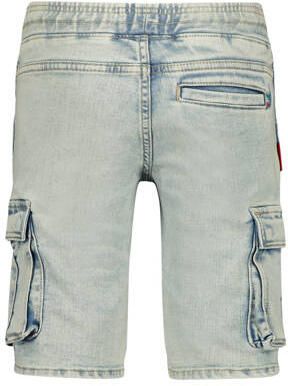 VINGINO cargo short Cecario light vintage Korte broek Blauw Jongens Stretchdenim 176