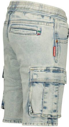 VINGINO cargo short Cecario light vintage Korte broek Blauw Jongens Stretchdenim 176 - Foto 3