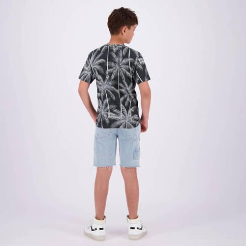 VINGINO cargo short Constanzo light vintage Korte broek Blauw Jongens Denim 128